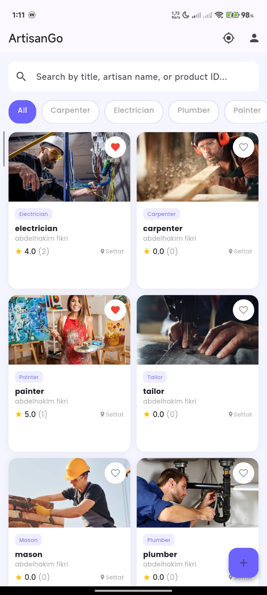 ArtisanGo — Accueil
